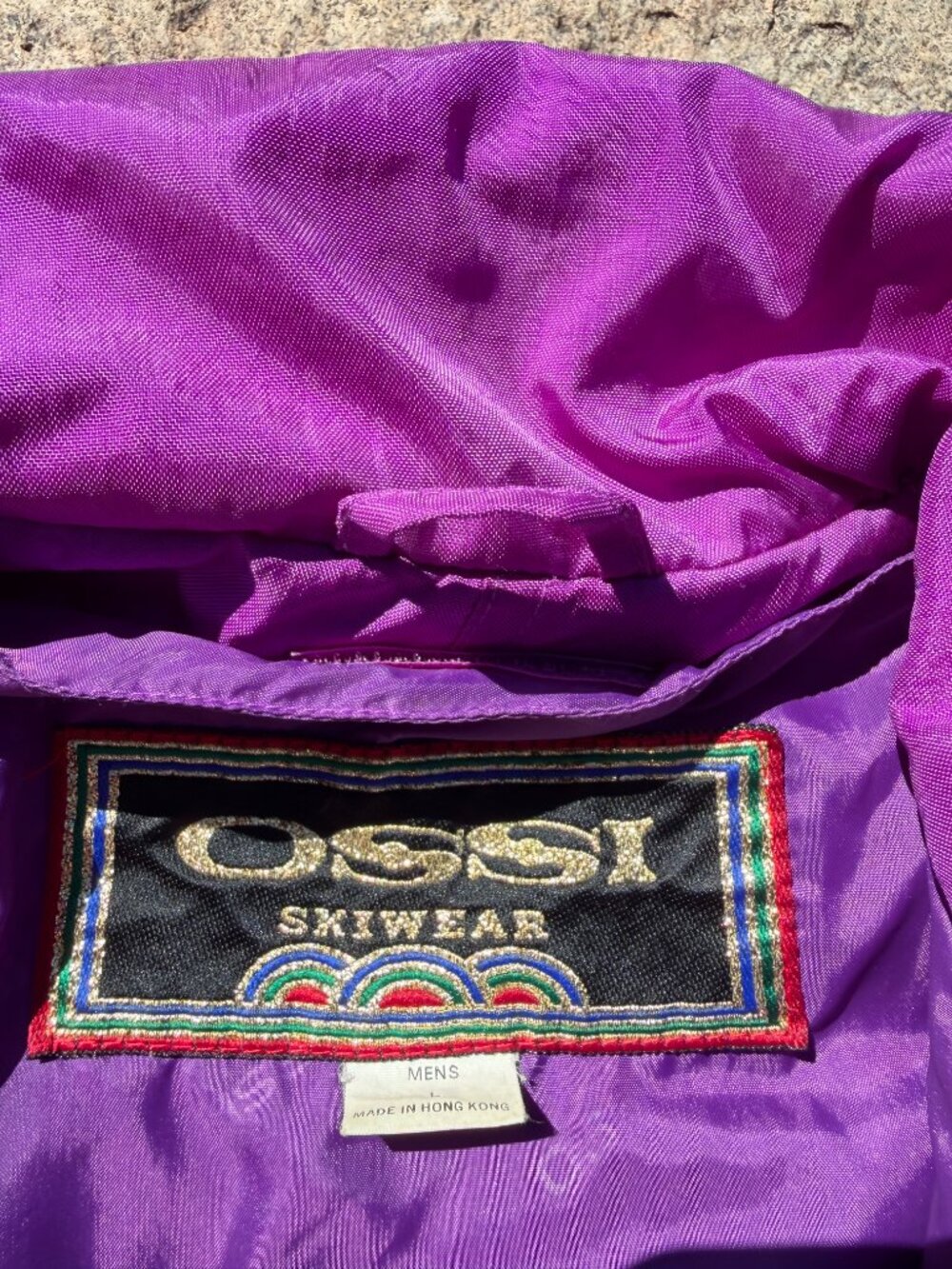 OSSI Vintage Colorblock Hooded Ski Jacket - Picture 5 of 7